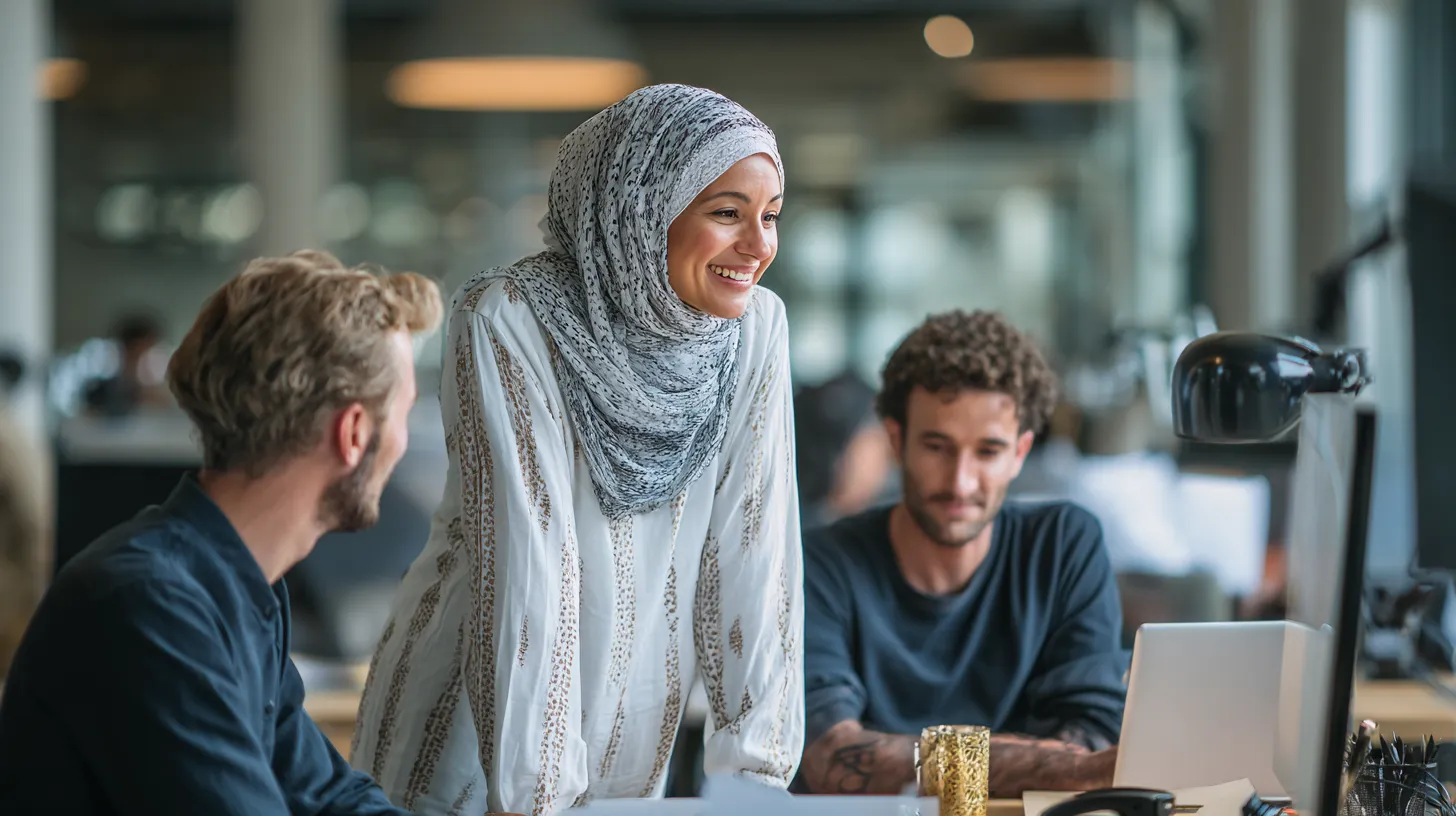 An A&T Partners consultant working alongside a client team